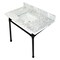 Fauceture KVPB36M8SQ0ST 36" Carrara Marble Vanity Top with Stainless Steel Legs, Marble White/Matte Black KVPB36M8SQ0ST - alternate 1